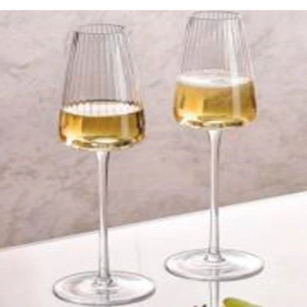 Бокалы для вина набор 2шт 250мл 4*8*26,7см стекло Delicate подар.уп CRY37/JC-18285(12)