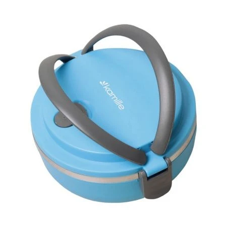 Ланч-бокс 700мл 16,5*15*8см нерж.сталь/пластик микс арт.2105 (6/60)