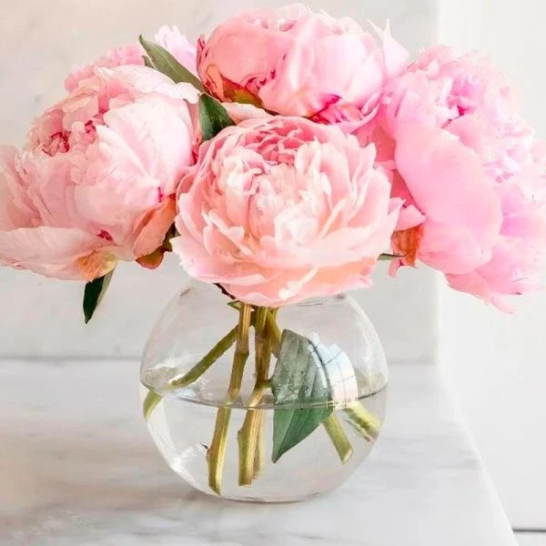 Ваза для цветов 7,9см d6,9см стекло ФЛОРА шар (12)