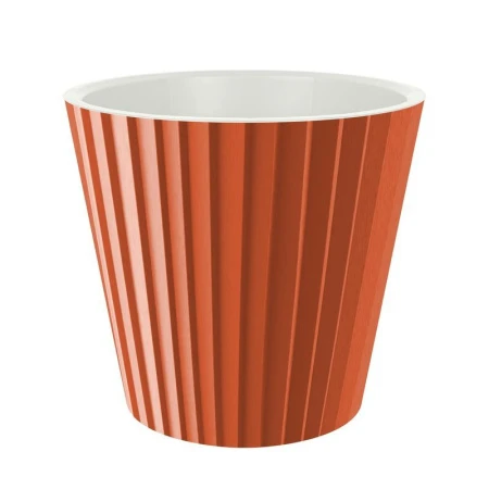 Горшок для цветов 2л 160мм пластик Sand итальянский терракот (16) ВЫВОД