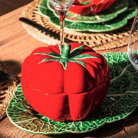 Блюдо для запекания 450мл керамика ТОМАТО с крышкой