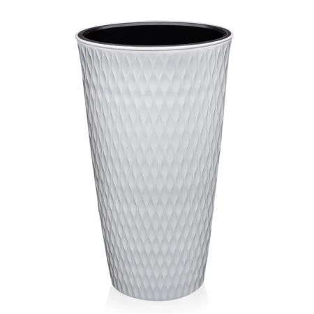 Кашпо 30л пластик Kerama белый (4)