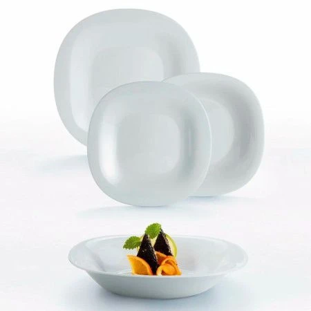 Тарелка мелкая 19см стеклокерамика КАРИН ГРАНИТ десертная N6613 (24)