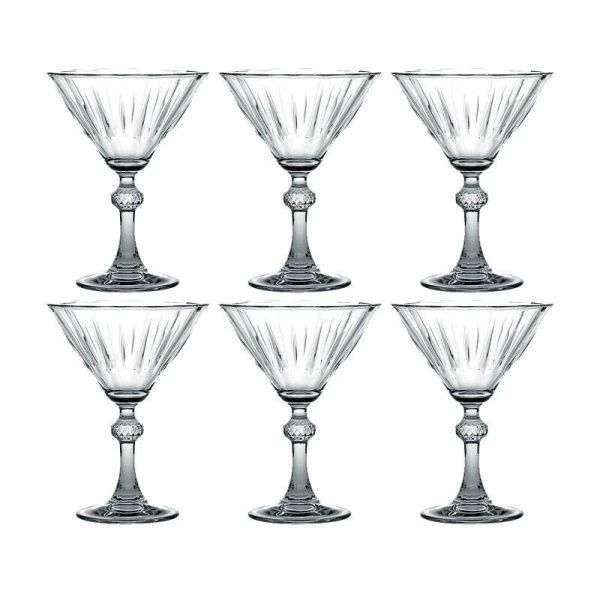 Бокалы для мартини набор 6шт 238мл стекло ДАЙМОНД 440099В (4)