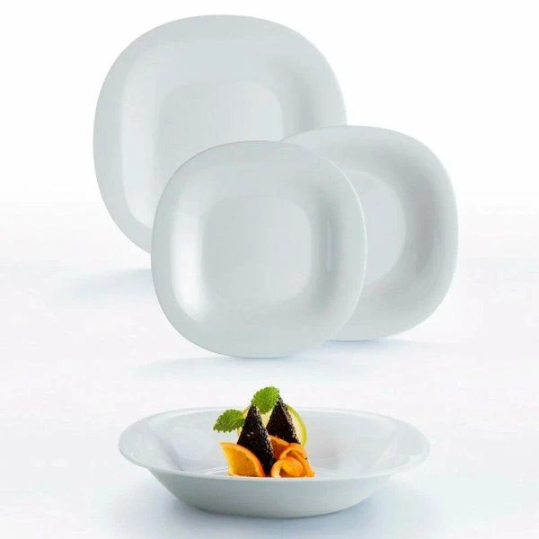 Тарелка мелкая 19см стеклокерамика КАРИН ГРАНИТ десертная N6613 (24)