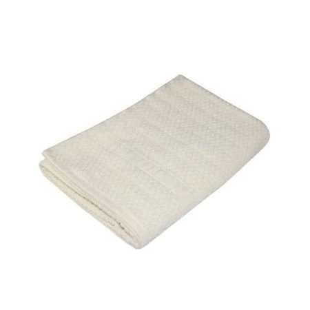 яяяПолотенце махровое 70*130см ЖАСМИН 002 молочный 360гр (5) ВЫВОД