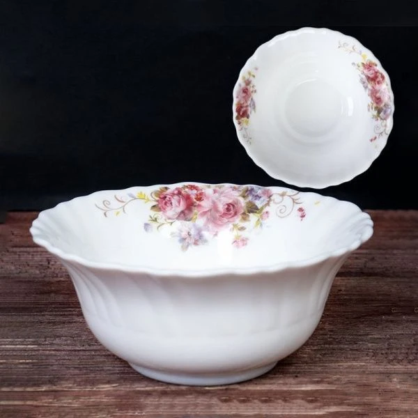 Салатник 300мл 12,5см стеклокерамика РОЗОВАЯ КОМПОЗИЦИЯ LHBW-50XN (7065) (6/72)