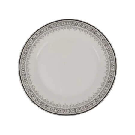 Тарелка мелкая 20см стеклокерамика ЦВЕТОЧНОЕ КРУЖЕВО обеденная LFBP80/H230302 (48)