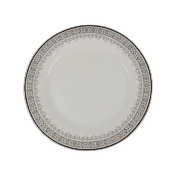 Тарелка мелкая 20см стеклокерамика ЦВЕТОЧНОЕ КРУЖЕВО обеденная LFBP80/H230302 (48)