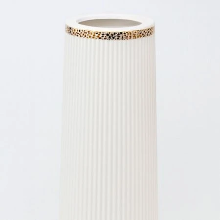 Ваза для сухоцветов 60см керамика белая JC-15999 (8)