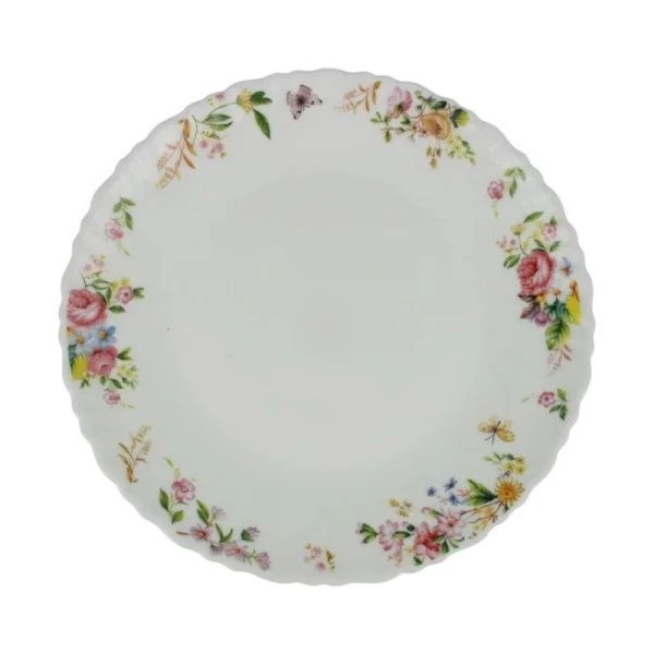 Тарелка мелкая 19см стеклокерамика СИТЕЦ десертная  LHP-75 (6/72)