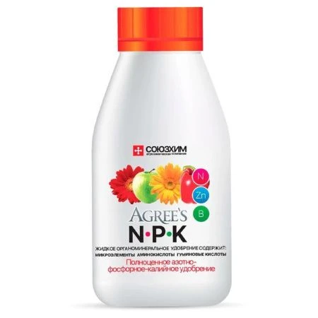Удобрение жидкое органоминеральное 250мл NPK (20)