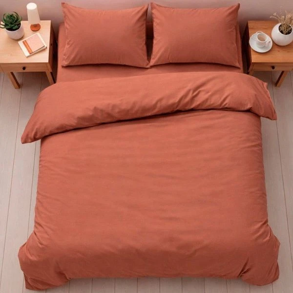 КПБ евро поплин 100%хлопок (пр. на резинке 180*200, под. 200*215, нав. 70*70*2) 698720 Mocha mousse