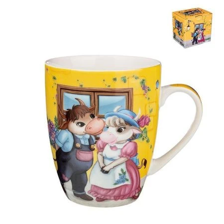 Кружка 400мл фарфор СВИДАНИЕ (36)