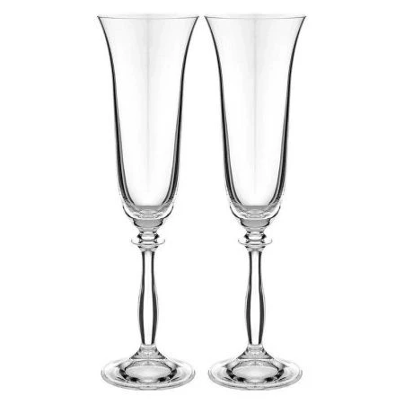 Бокалы для шампанского набор 2шт 190мл стекло АНЖЕЛА В40600-190104-01A-OKA-2