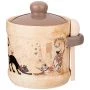 Сахарница 11*9,3*11,5см 320мл керамика ПАРИЖСКИЕ КОТЫ с ложкой (36)