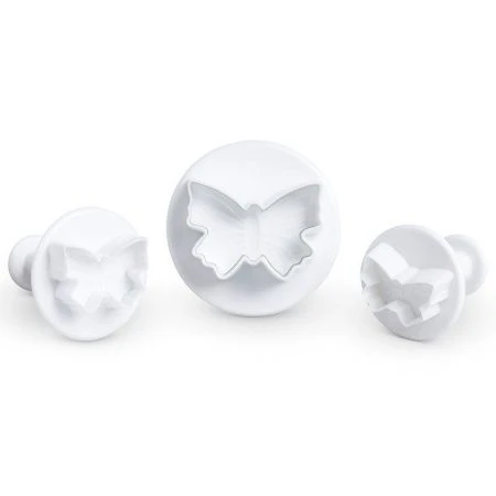 Форма для канапе и печенья 3шт пластик с нажимным устройством JC-3114 (144)