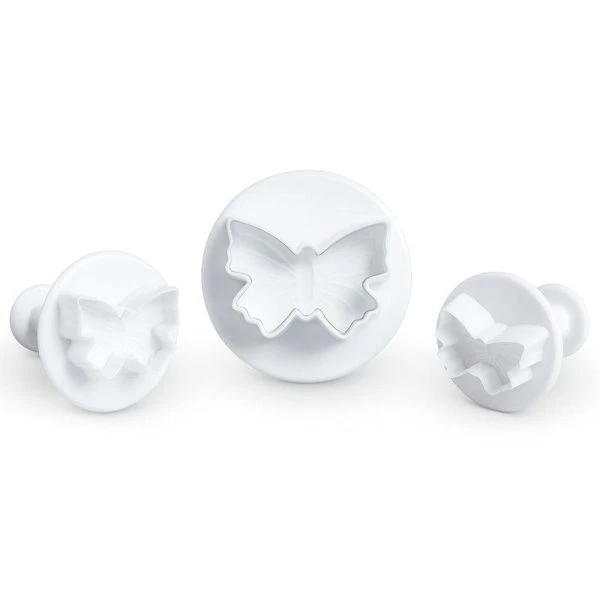 Форма для канапе и печенья 3шт пластик с нажимным устройством JC-3114 (144)