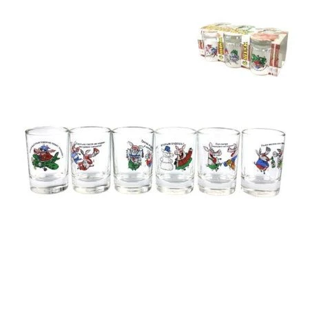 Стопки набор 6шт 50мл стекло ЮМОР