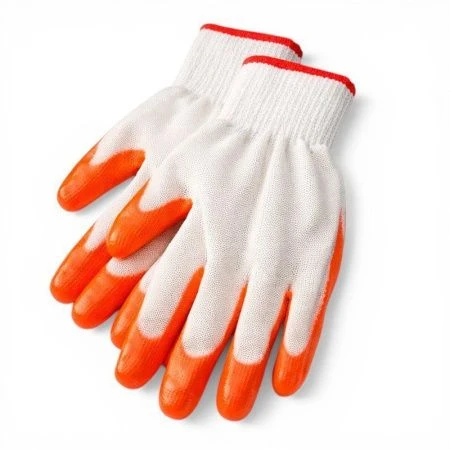 Перчатки нейлоновые с латексным покрытием ЛЮКС