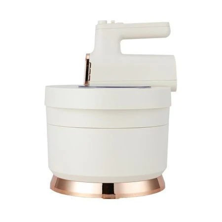 Миксер нерж.сталь/пластик Centek CT-1129 беж/золото 800Вт, 6 скоростей+турбо, 2 чаши 3,5*3,6л (6)