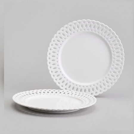 Тарелки мелкие набор 2шт 26*2,5см фарфор Style обеденные (12)