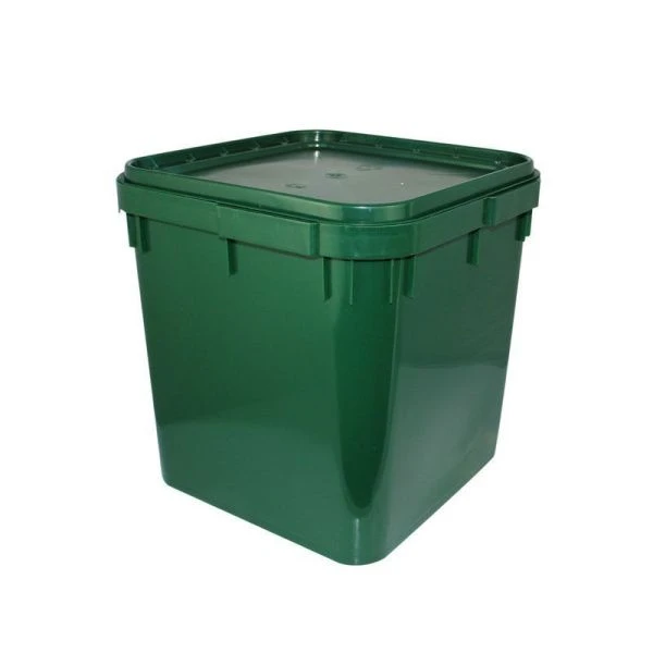 Куботейнер пластик 23л с крышкой 340*340*320мм цветной (1) Куботейнер пластик 23л с крышкой 340*340*320мм цветной (1)