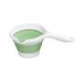 Ковш 1,2л пластик Flexy складной белый/светло-зеленый (12)