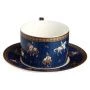 Чайный набор 2пр фарфор Horse club на 1 персону 300мл (36)