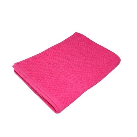 Полотенце махровое 70*130см ЖАСМИН 051 фуксия 360гр (5) ВЫВОД