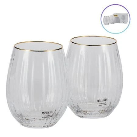 Стаканы набор 2шт 590мл стекло ASTI 81-606 (12)