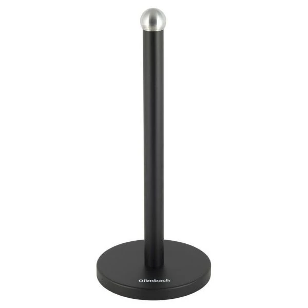 Держатель для бумажных полотенец 34*15см нерж.сталь матовый черный арт.100900 (12)