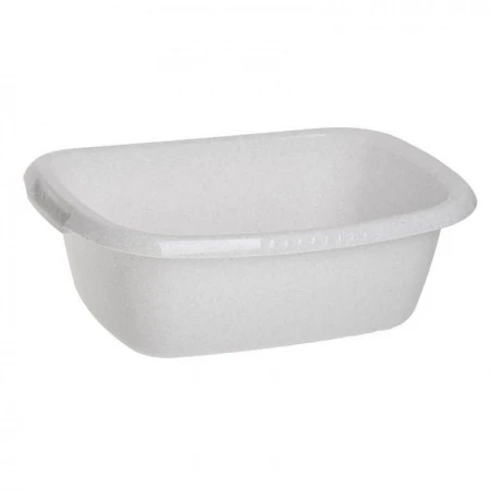 Таз 17л пластик ВОДОЛЕЙ мраморный прямоугольный С622МРА (14)