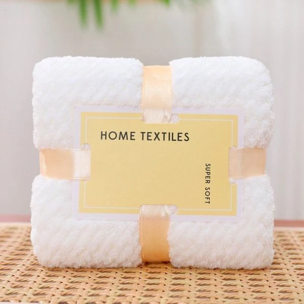 Полотенце волнистое с лентами 35*75см Tidy белое TD-025white ВЫВОД