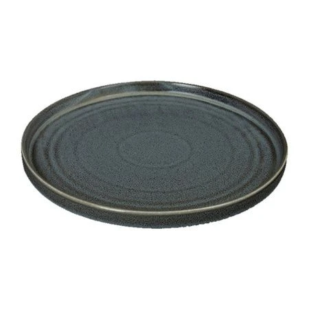 Тарелка мелкая 27см фарфор URBANO серый с бортами обеденная [10986cem] (6)