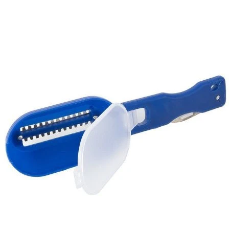 Рыбочистка 20*6*3,4см нерж.сталь ручка полипропилен 3 вида (240)