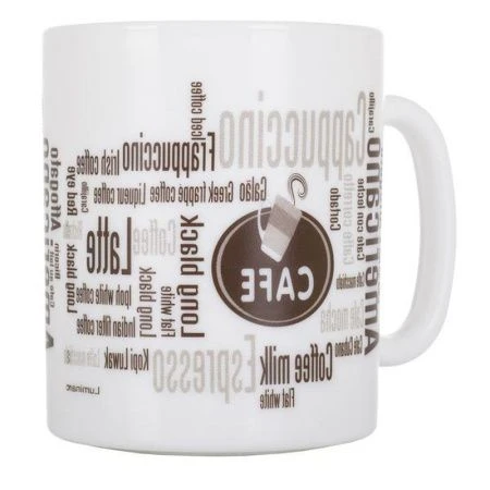 Кружка 320мл стекло КОФЕПЕДИЯ 47352 (36)