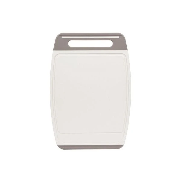 Доска разделочная 405*275мм пластик ХЕВИ кремовый (5)