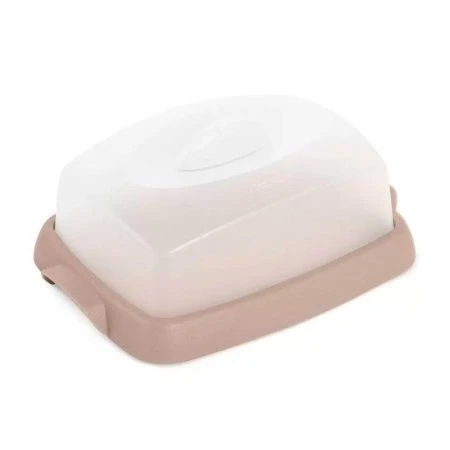 Масленка 16,8*12,2*7см пластик ТАИРА мокко С62МОКК (12)