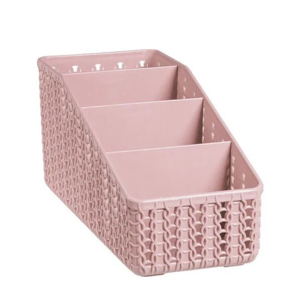 Органайзер 4 секции пластик ВЯЗАНИЕ Чайная роза (16)