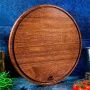 Доска разделочная 30*2см дуб круглая TIMBERRY (1)