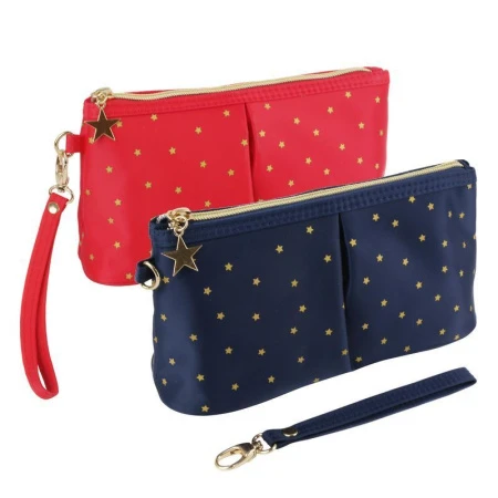 Косметичка 23*13*7см ЗВЕЗДЫ 2 цвета 772-77 (125)