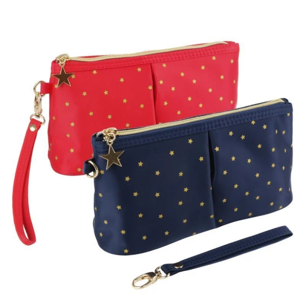 Косметичка 23*13*7см ЗВЕЗДЫ 2 цвета 772-77 (125)