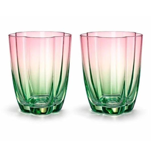 Стаканы набор 2шт 8,4*12,1*5см стекло Crystal Day подар.уп CB-125/JC-18263 (12)