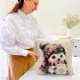 Наволочка декоративная новогодняя 44*44см гобелен НИДЕРЛАНДЫ Ежик Шеннил