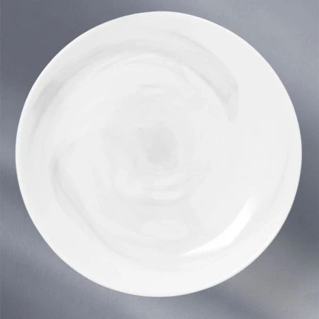 Тарелка мелкая 19см стеклокерамика ДИВАЛИ МАРБЛ БЕЛЫЙ десертная Q8815 (24)