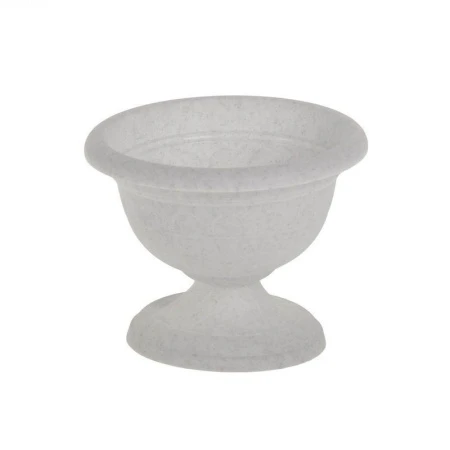 Вазон низкий  5,3л д30см пластик КОЛЫВАНЬ мрамор С146М (7)