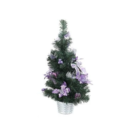 Елка искусственная 50см с украшением (упак.пакет)