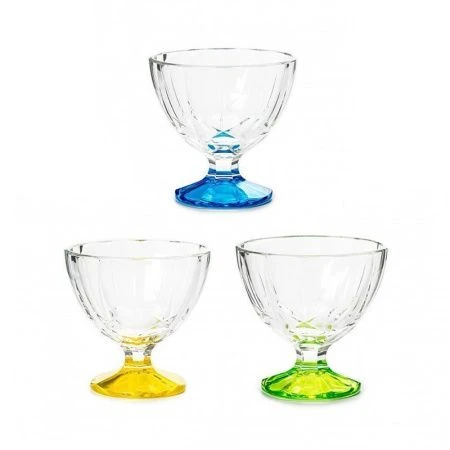 Креманка 300мл 10см стекло ЗВЕЗДА ЛАК МИКС 03с1057 (12)