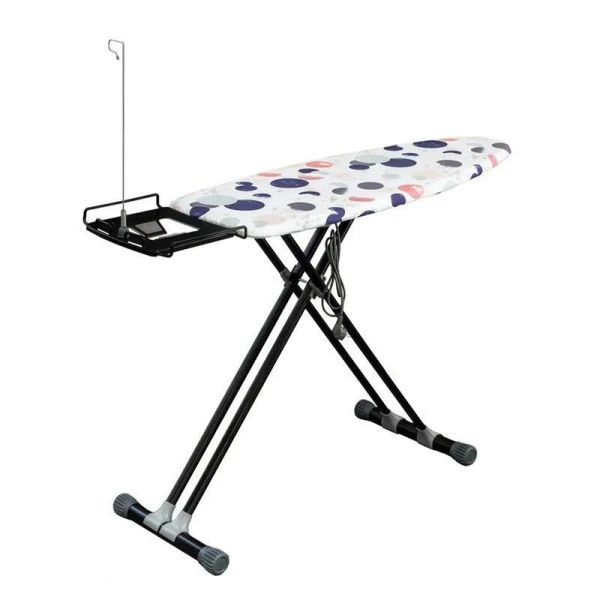 Доска гладильная 44*120см металл Алиса моноблок пу, розетка с удл. 2м Dogrular (2)